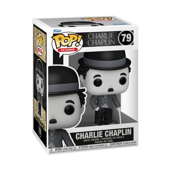 Charlie Chaplin Funko Pop! Vinyl Figure #79 - Picture 3 of 8